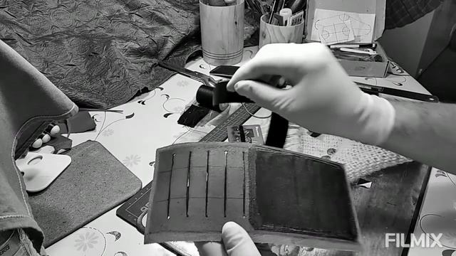 Женский кошелёк своими руками. Процесс изготовления. смотреть онлайн