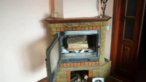 отопление дома камином