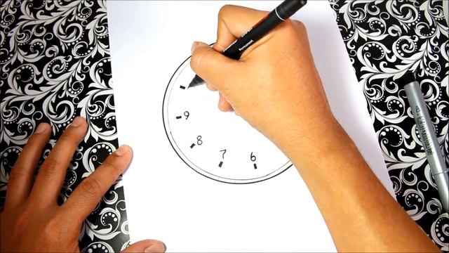 How to draw a Wall Clock step by step | Learn Draw | Coloring Pages for Kids смотреть онлайн