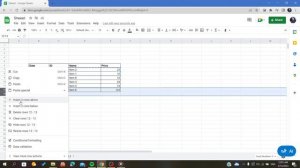 How To Insert Copied Rows Google Sheets Tutorial