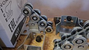 Комплект откатных ворот.