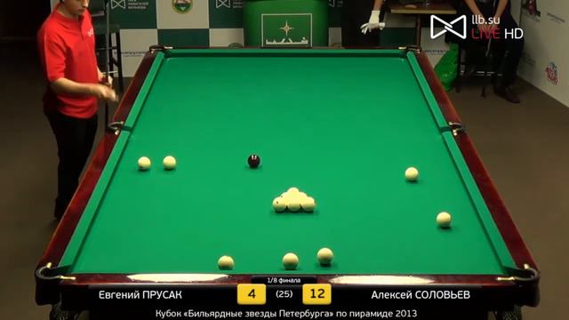 Прусак - Соловьев. Бильярдные звезды Петербурга 2013/14 смотреть онлайн