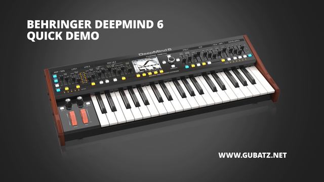 Behringer Deepmind 6 - Quick Demo
