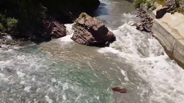 Flight over Adygea. Полеты над Адыгеей. Даховская. Река Белая. Гранитный каньон. Кишинские пороги.