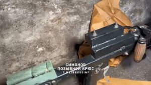 Вот такой интересный самопал в подземном арсенале ВСУ недалеко от Соледара

Это советский ДШКМ, кото