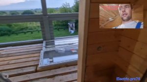 Скрытая проводка в доме из профилированного бруса