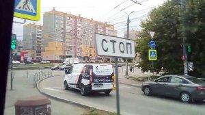 Челябинск вид из окна автобуса