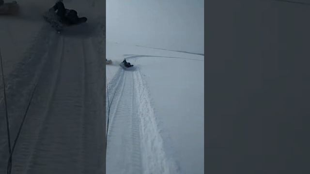 Катаемся на снегоходе смотреть онлайн