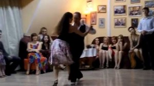 Sigrid Van Tilbeurgh & Roman Konyshev in Chelyabinsk. Buenos Tangos Club 2012-11-04. 2