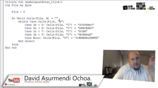Curso Macros Programación VBA Excel 2016. Variables, Do Until y Do While, Select Case. Emisión 0007 смотреть онлайн