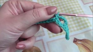 Платье с веерным узором. Вязание узоров к платью крючком