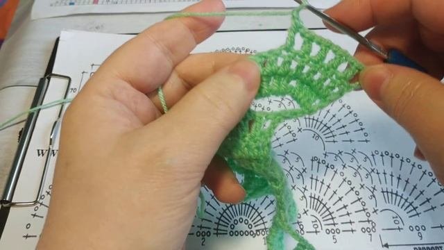 #13 КАК ЧИТАТЬ СХЕМЫ КРЮЧКОМ.УРОК 3.ШАЛЬ