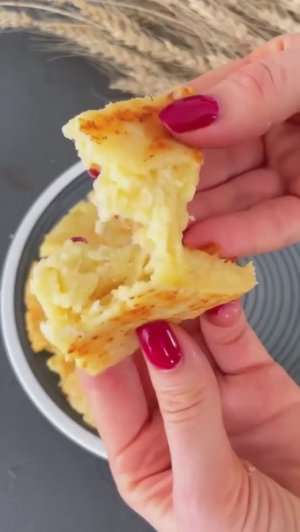 Творожно-сырные лепешки на завтрак! Вкусно и полезно ?