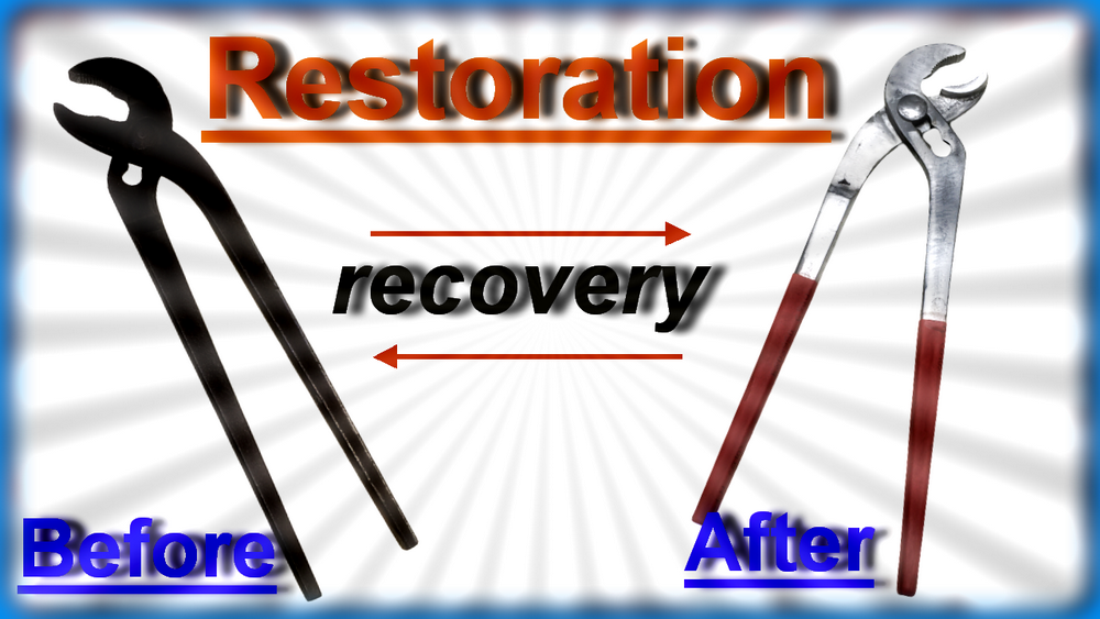 Восстановление старых плоскогубцев | Restoring old pliers