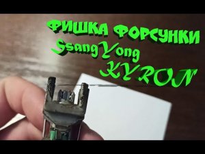 Фишка форсунки SsangYong KYRON / "Абздец"