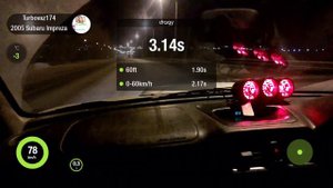 разгон до 100 Subaru Impreza wrx автомат