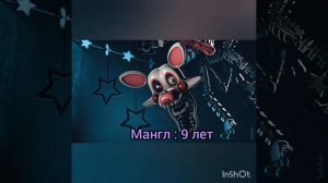 Какой ты аниматроник из фнаф по возрасту.