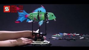 Лего рыба, конструктор из 342 штук\Игрушки на алиэкспресс