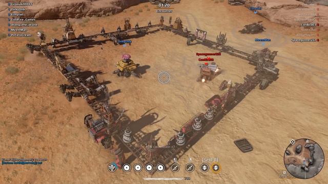 Trapping players in an arena with saws and making them fight [Crossout] смотреть онлайн
