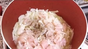 Вкусные макароны с курицей в соусе в одной кастрюле