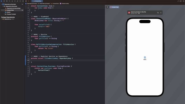 Easy Dependency Injection for SwiftUI смотреть онлайн