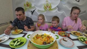 МУКБАНГ ОВОЩНОЕ РАГУ С КУРИЦЕЙ | MUKBANG VEGETABLE STEW WITH CHICKEN #mukbang #мукбанг