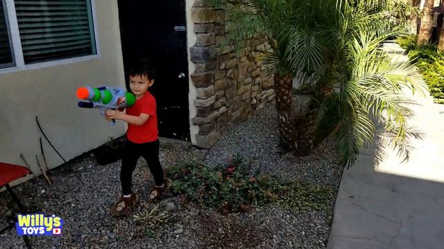 Super Aqua Blaster 1200 Water Gun by Happytime 2018 - Super Soaker Toy Review смотреть онлайн