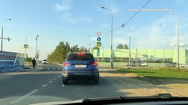 Вокруг ЖК Остафьево появились новые развязки и новые дороги – Влог 144