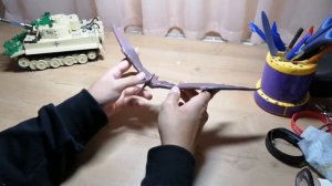 Птеранодон из пластилина.