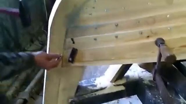 Изготовление лодки (карбаса)
