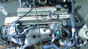 JDM Toyota 1G GZE Supercharged Engine Compression Test @ JDM Nagoya Auto Parts