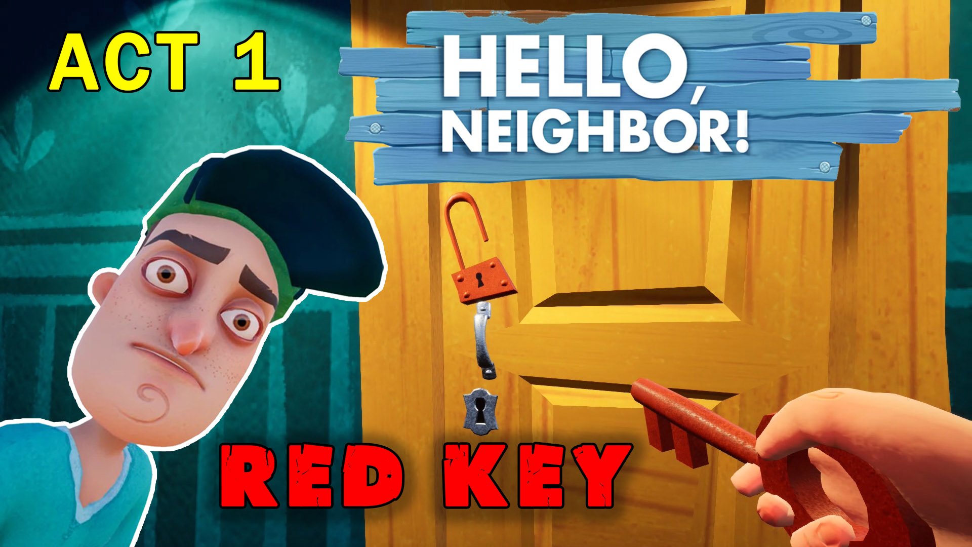 Привет сосед красный ключ