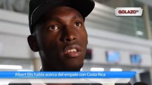 Albert Elis habla acerca del empate con Costa Rica