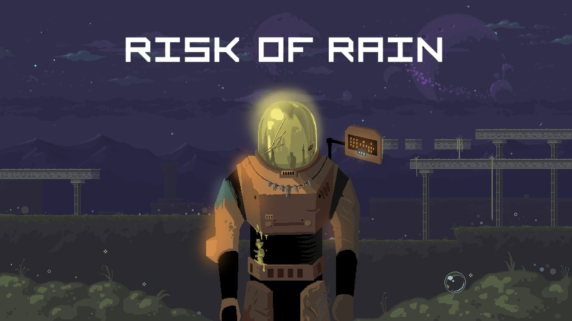 Risk of rain играть по сети. Формированное стекло risk of Rain.