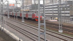 Белорусское направление МЦД-1. Подвижной состав МЦД и другие поезда.