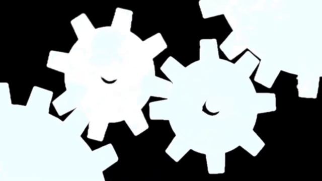 Футаж HD. Шестеренки - маска, на черном фоне смотреть онлайн