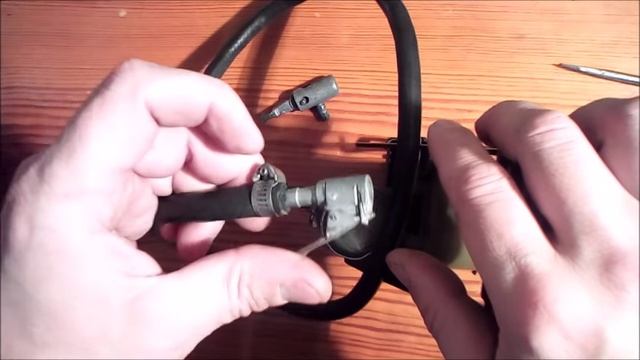 Насадка для накачки шин. Наконечник насоса смотреть онлайн