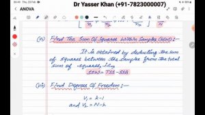 Analysis Of Variance - ANOVA