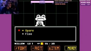 Willow plays Undertale part 2 :)