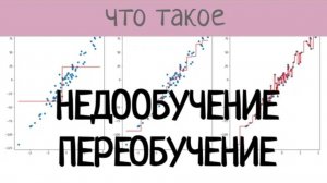 ПЕРЕОБУЧЕНИЕ И НЕДООБУЧЕНИЕ В МАШИННОМ ОБУЧЕНИИ | overfitting, underfitting для регрессии