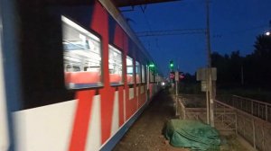 Большая подборка проезжает новый поезд ЭГ2Тв "Иволга 2.0" D1 МЦД Москва | ЭГ2Тв Ivolga train