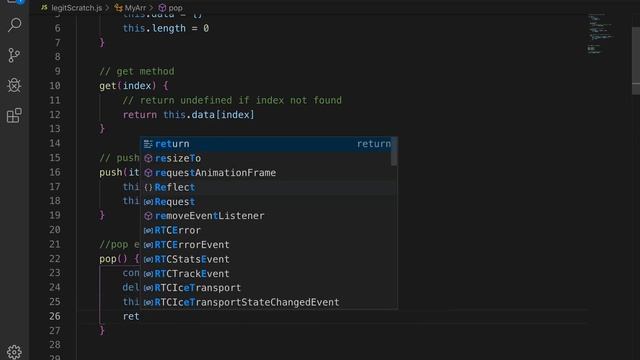 Building arrays from scratch in Javascript