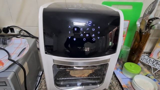 MIUI-freidora de aire eléctrica 5 en 1 , horno de MI-CYCLONE de 10L/12.7QT,deshidratador,Rotisserie смотреть онлайн