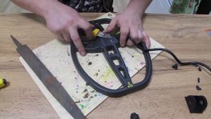 Ремонт ушей катушки металлоискателя + ремонт подлокотника. Самый простой надежный способ.