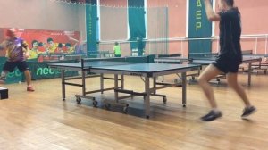 Атака по подрезке в настольном теннисе - часть 1