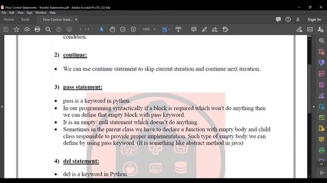 Flow Control in Python - Transfer Statements | Core Python Tutorial for Beginners