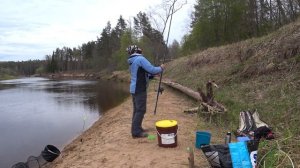 Ловля вимбы(сырть) на течении .Поплавок рулит ! Отличная поплавочная снасть Река Гауя Суппер рыбалк