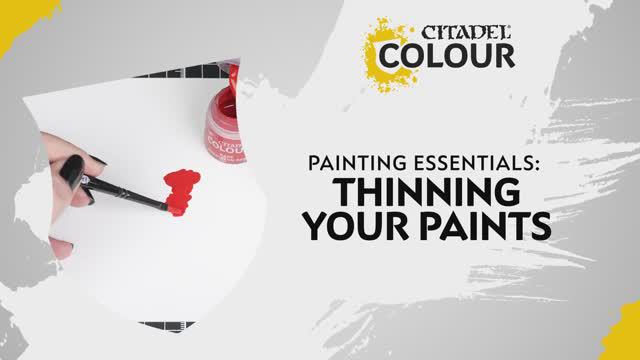 Warhammer 40000 - How to Thin Citadel Colour Paints _ Beginner _ Warhammer Painting Essentials