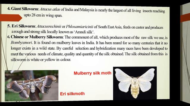 SERICULTURE