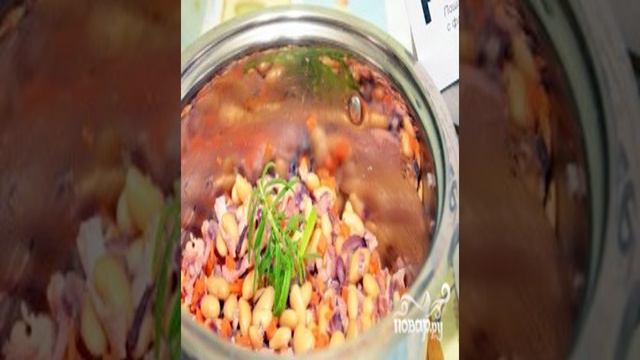 Итальянский суп с фасолью